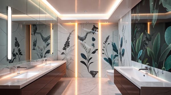 Salle de bain : sélection de panneaux muraux alliant style et fonction